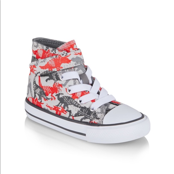 Boys Girls Converse All Star Dino Daze Sneakers Toddler baby Infant Size 4 w/box - Picture 5 of 7